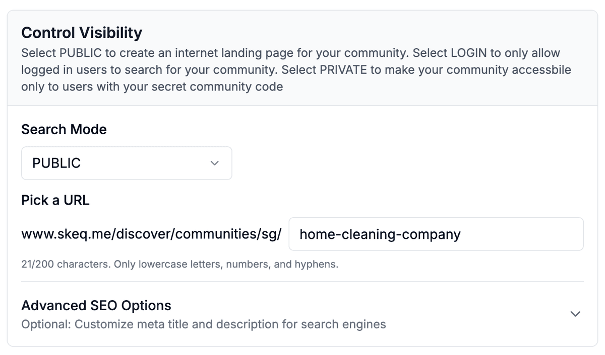 Publicise community