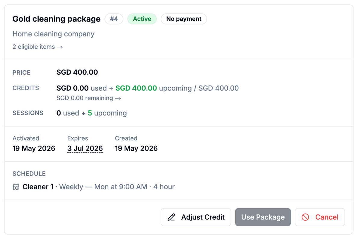 Community member packages